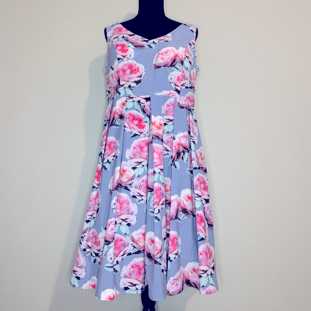 Floral special occasion dress